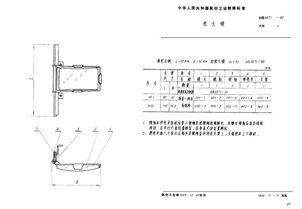 HB 3571-1985 放大镜