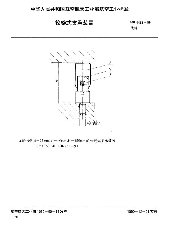 HB 4438-1990 铰链式友承装