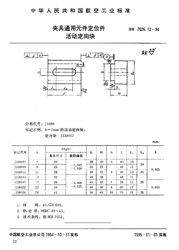 HB 7026.12-1994 夹具通用元件定位件 活动定向块