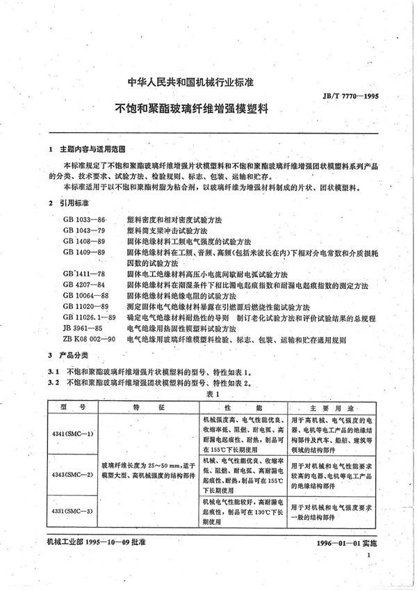 JB/T 7770-1995 空气净化器