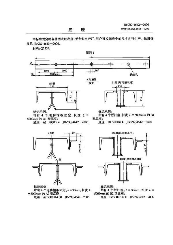 JB/ZQ 4642-2006 底座