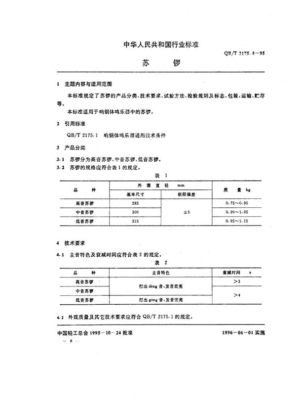 QB/T 2175.4-1995 苏锣