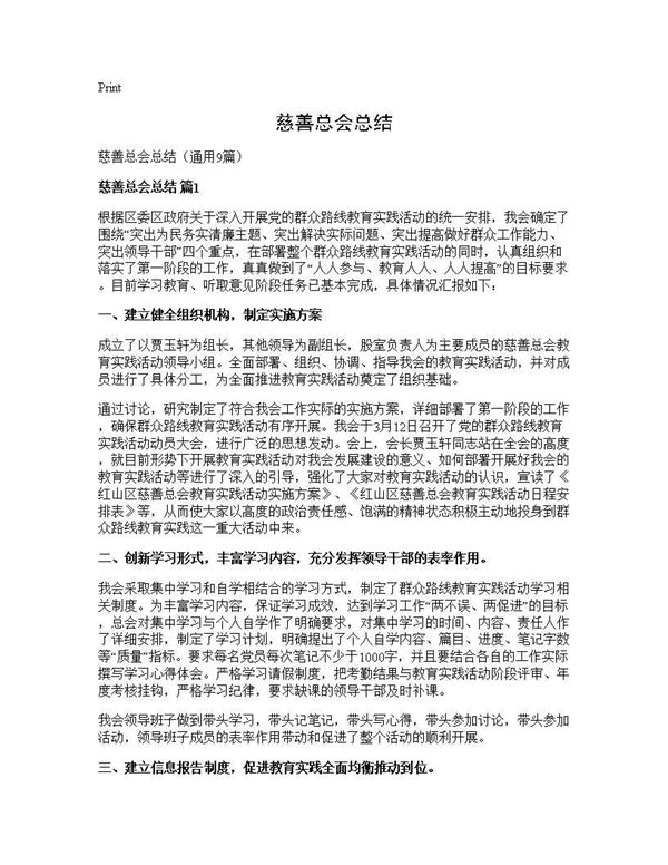 慈善总会总结 (共26页)