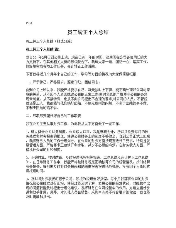 员工转正个人总结 (共26页)