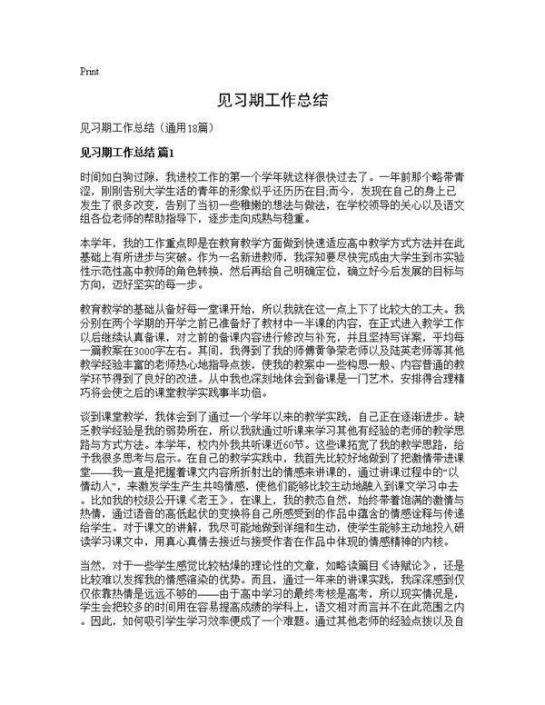 见习期工作总结 (共20页)