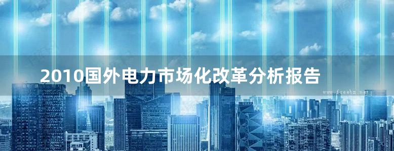 2010国外电力市场化改革分析报告