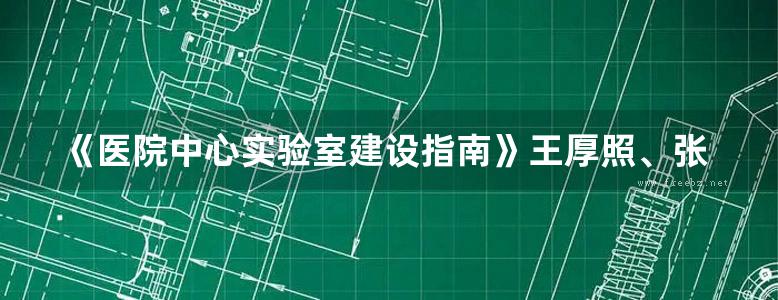 《医院中心实验室建设指南》王厚照、张玲、许树根