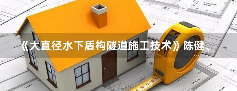 《大直径水下盾构隧道施工技术》陈健、闵凡路、王守慧