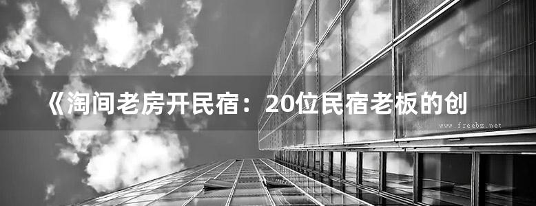 《淘间老房开民宿：20位民宿老板的创业故事》