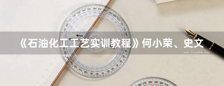 《石油化工工艺实训教程》何小荣、史文权