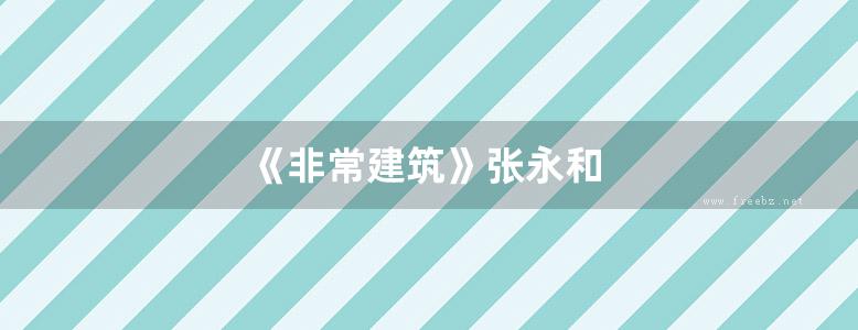 《非常建筑》张永和