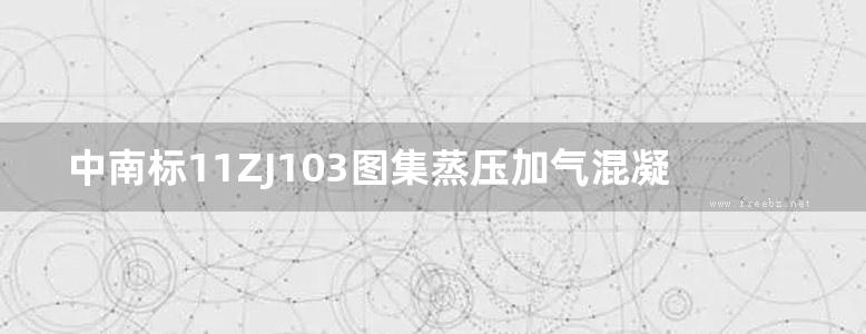 中南标11ZJ103图集蒸压加气混凝土砌块墙体建筑构造图集