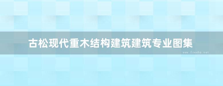 古松现代重木结构建筑建筑专业图集