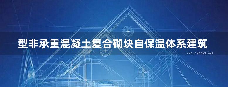 型非承重混凝土复合砌块自保温体系建筑构造