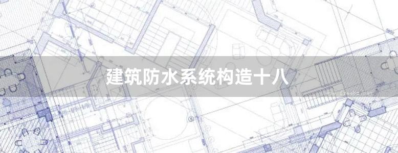 建筑防水系统构造十八