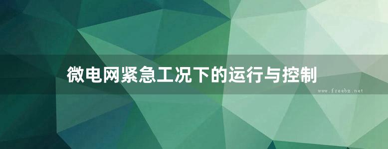 微电网紧急工况下的运行与控制