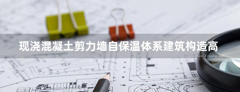 现浇混凝土剪力墙自保温体系建筑构造高清