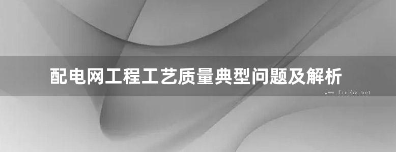 配电网工程工艺质量典型问题及解析